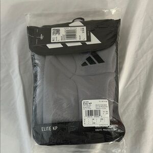 Adidas Elite KP Protective Gear in Black and Gray